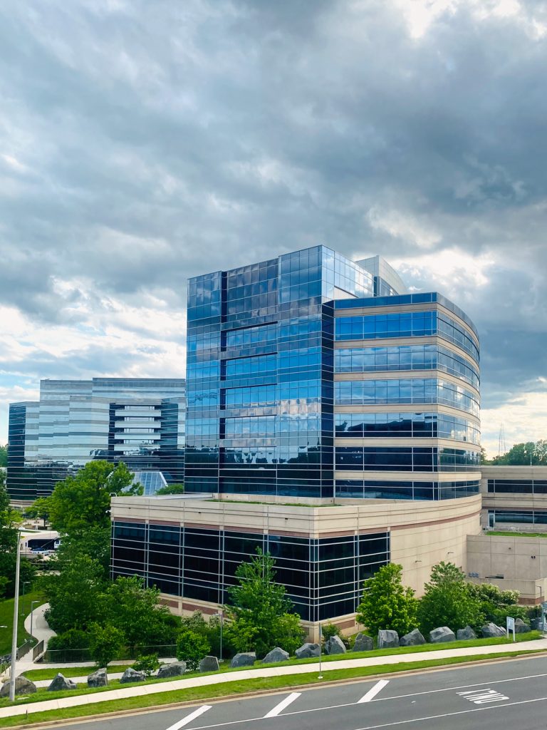 Fairfax County Public Safety Headquarters building in Fairfax, VA.